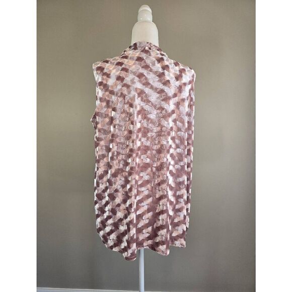 Amana Top Sz 2X Dusty Pink Velour - Picture 4 of 8